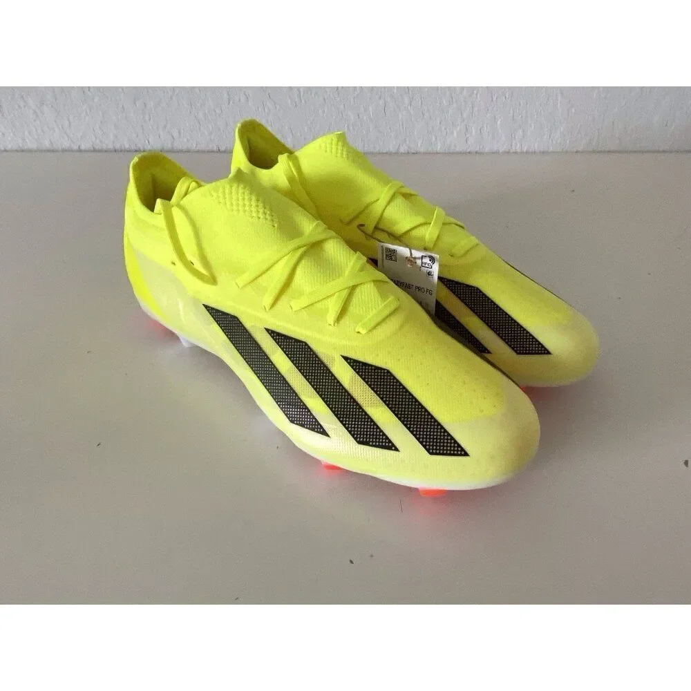 Adidas X Crazyfast Pro FG Solar Energy Pack IG0601 Soccer Cleats Men’s Sz‎ 10.5